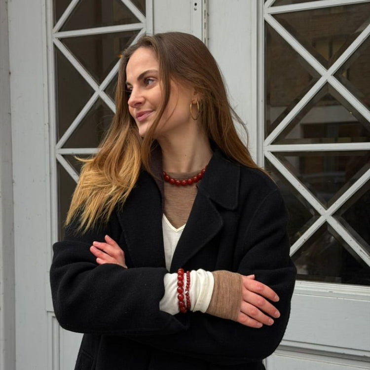 soï - essential armband - rode jade