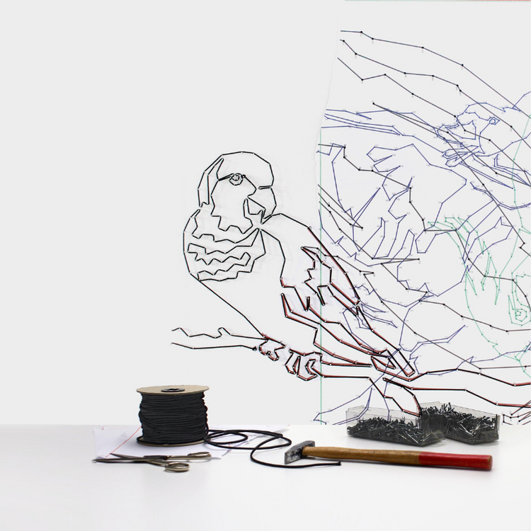 mo man tai - masterpieces pattern sheet - birds