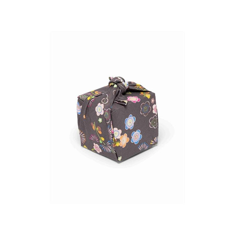 la la fete - inpakdoek - tokyo confetti - bruin