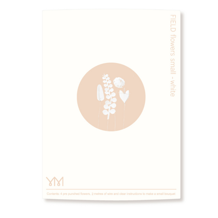 jurianne matter - field flowers - small - white