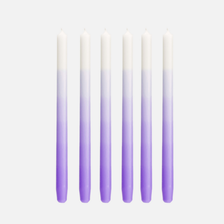 mo man tai - gradient candle - lovely lilac