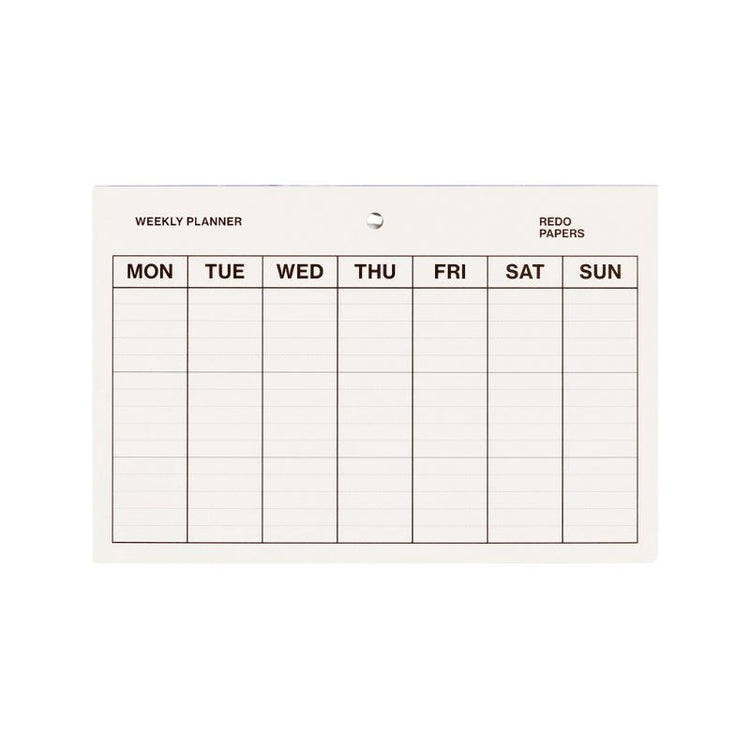 redopapers - weekplanner