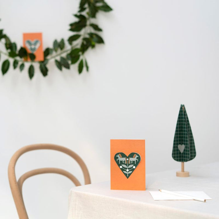 jurianne matter - heart kaart paarden - brique