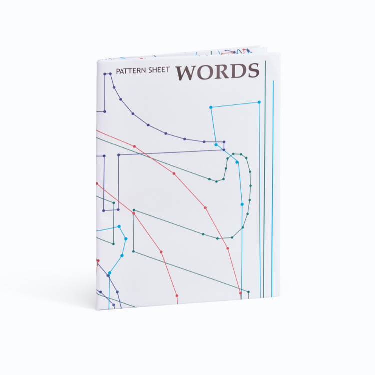 mo man tai - pattern sheet - words