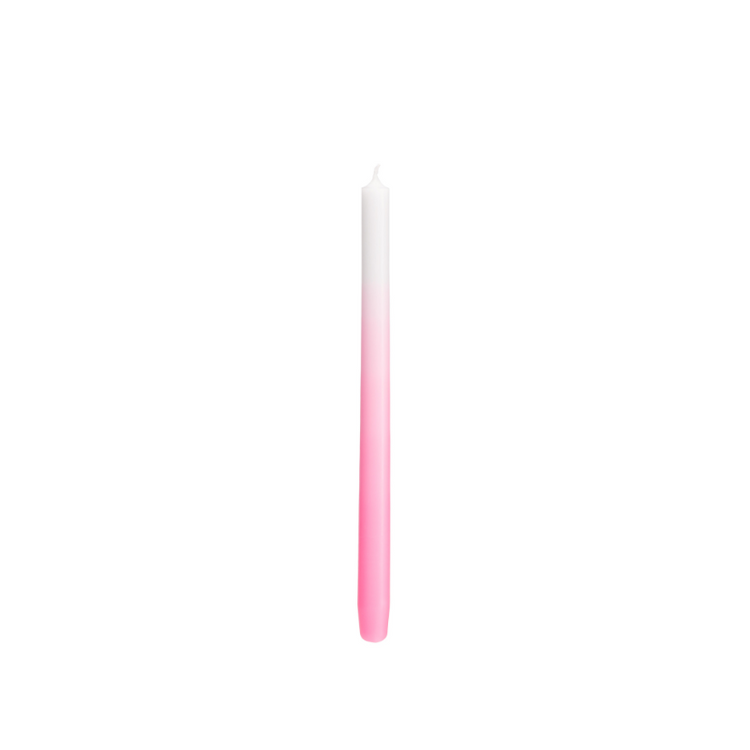 mo man tai - gradient candle - hot pink