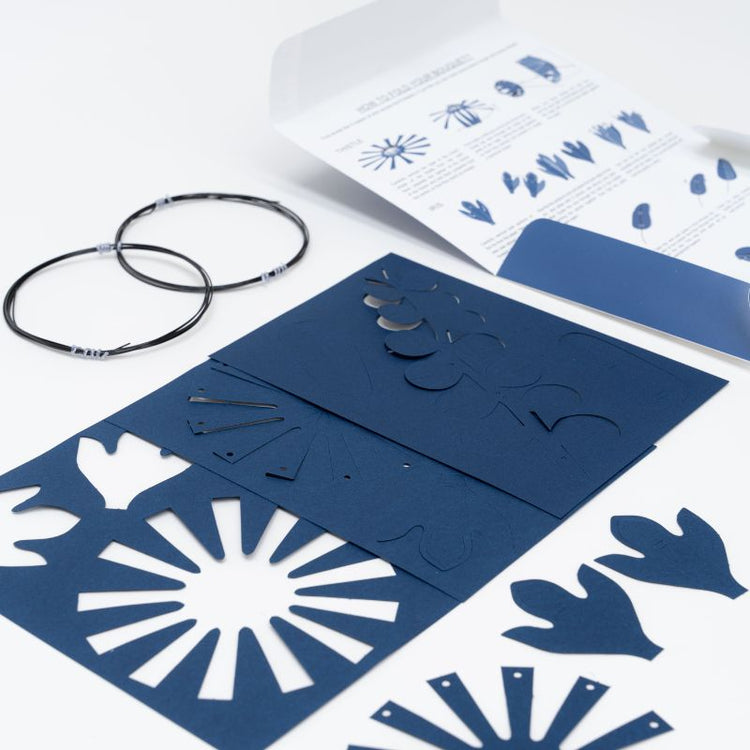 jurianne matter - field flowers - small - dusk blue