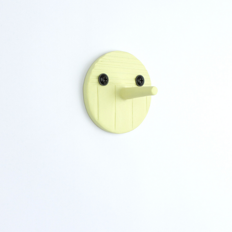 studio daphne zuilhof - nosy wandhaak - yellow