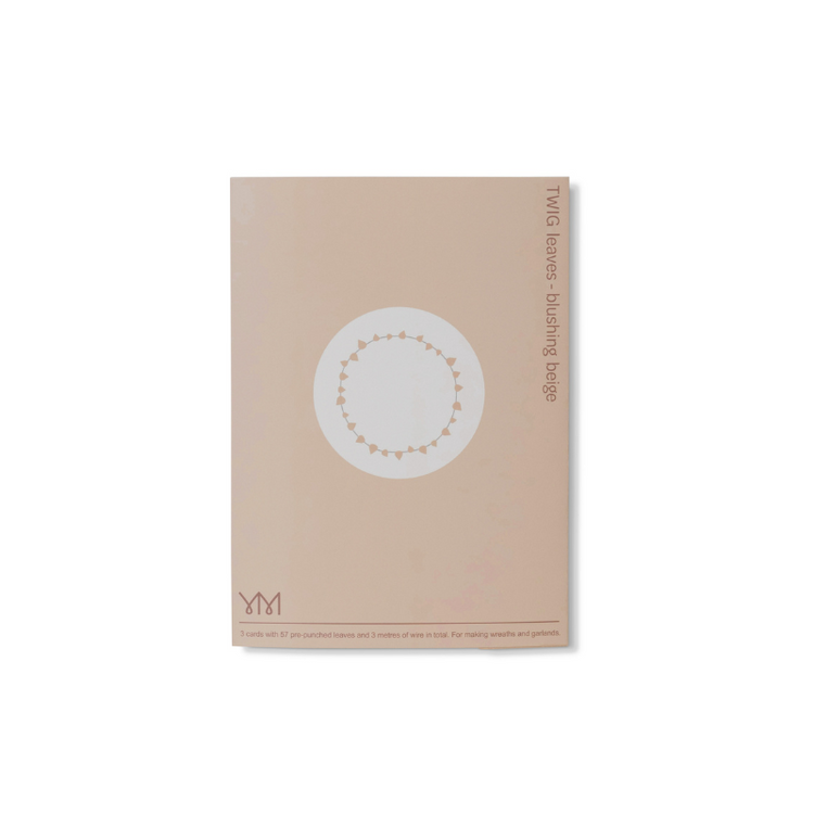 jurianne matter - twig leaves - blushing beige