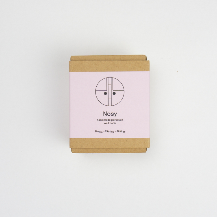 studio daphne zuilhof - nosy wall hook - aubergine