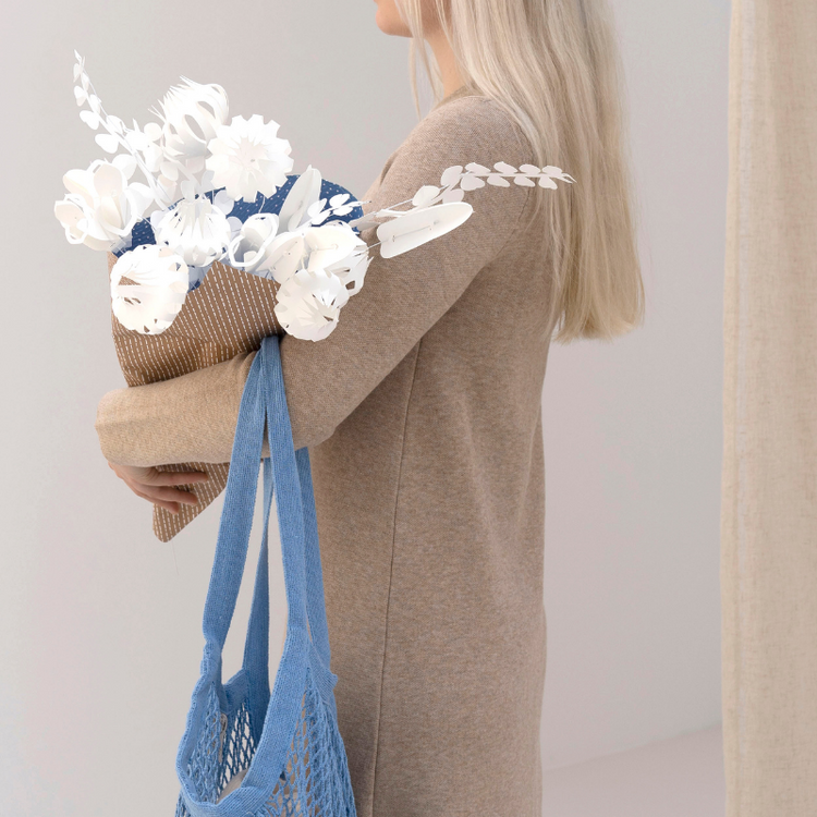 jurianne matter - field flowers - large - white