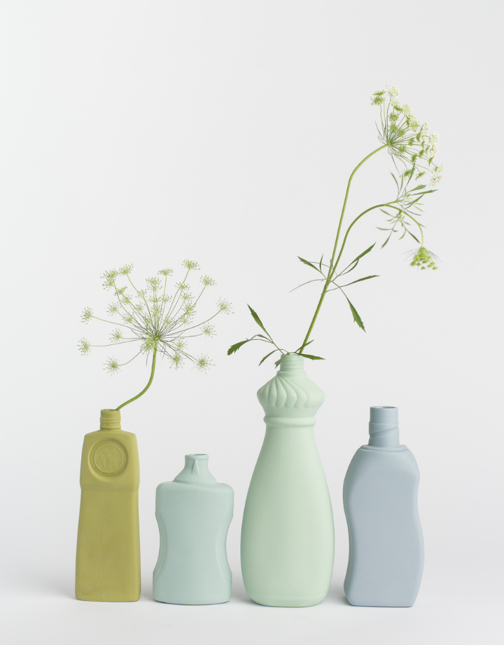 foekje fleur - bottle vase #15 - mint