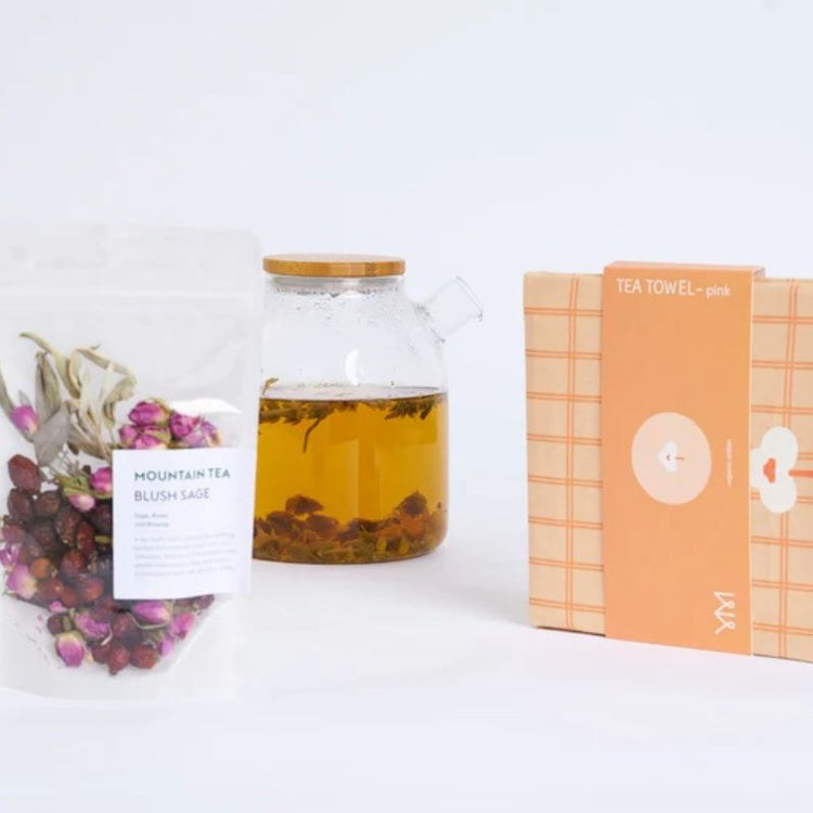 lemon poppy tea - evergreen glow blend