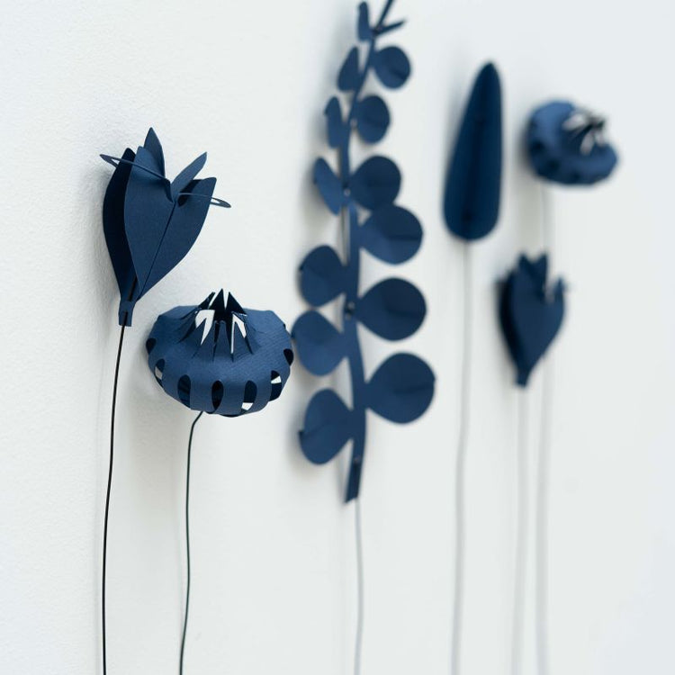 jurianne matter - field flowers - small - dusk blue