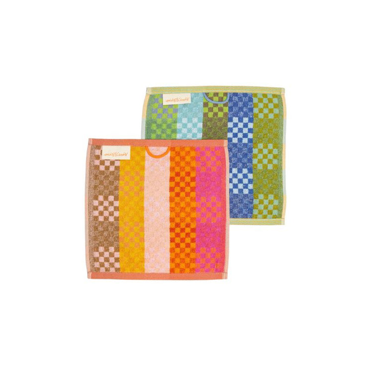 foekje fleur - multi doekjes duo - odds & ends - #84 checkered check