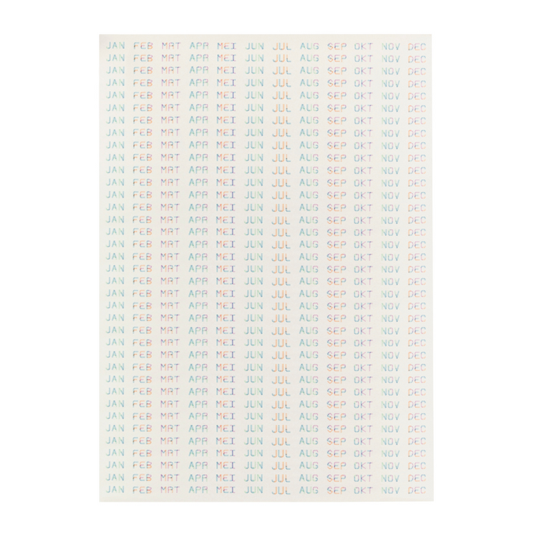 wall calendar - creative notes