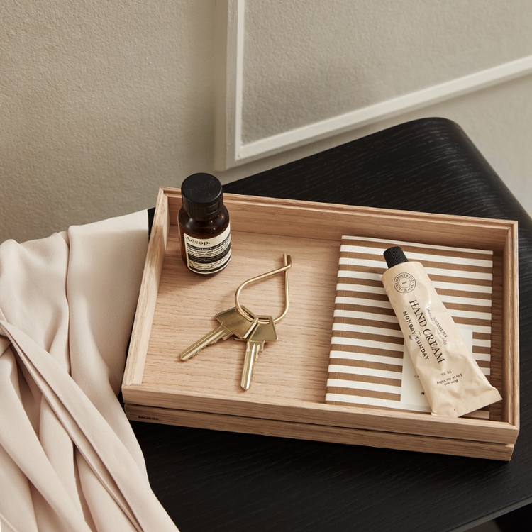 moebe key ring - brass