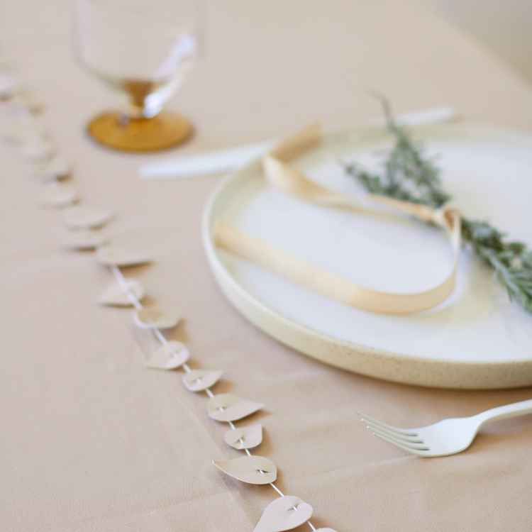 jurianne matter - twig leaves - blushing beige