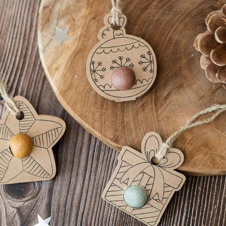flower bomb christmas pendant