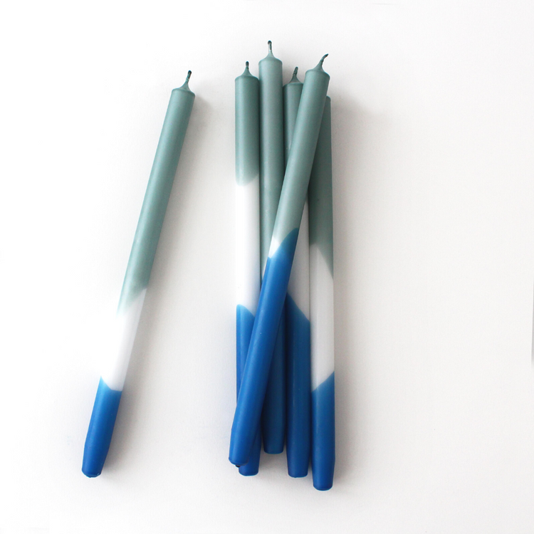 mo man tai - dip dye kaars - nautic olive