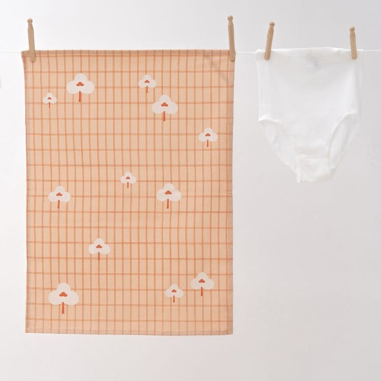 jurianne matter - tea towel - pink