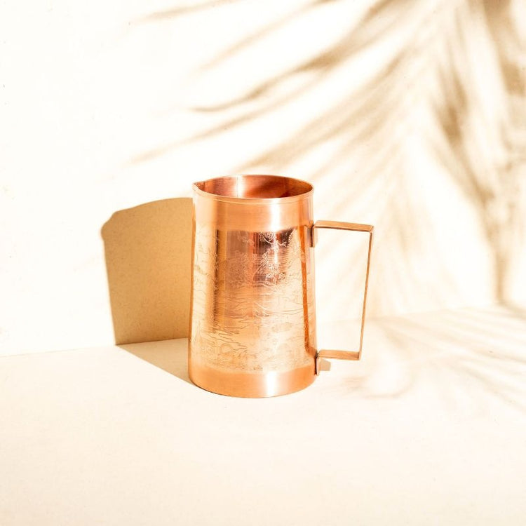 copper water jug - paradise - 1500ml