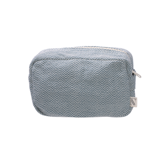 toiletry bag facet - m - celadon