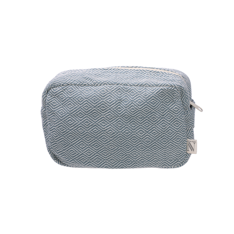 toiletry bag facet - m - celadon