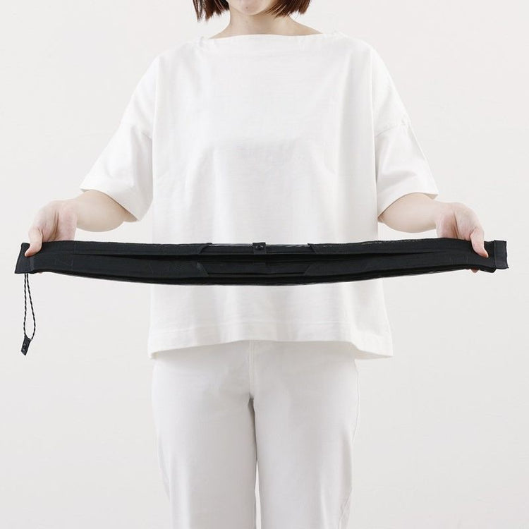 shupatto - foldable bag - mesh compact - black