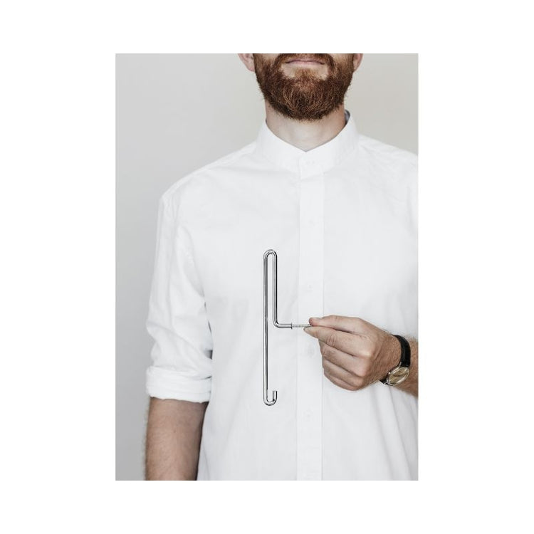 moebe - wall hook large - stainless steel