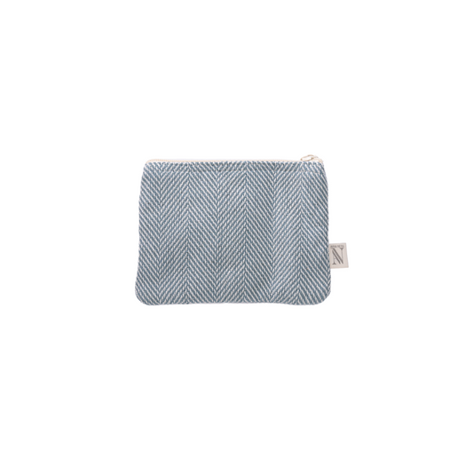 pouch herringbone - s - celadon