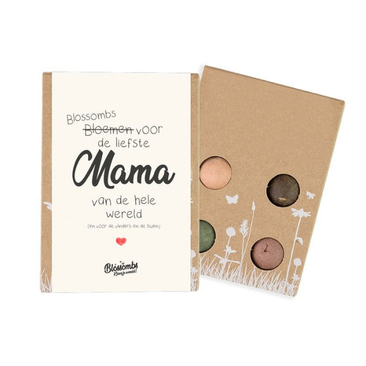 bloembom - giftbox mama - set van 4