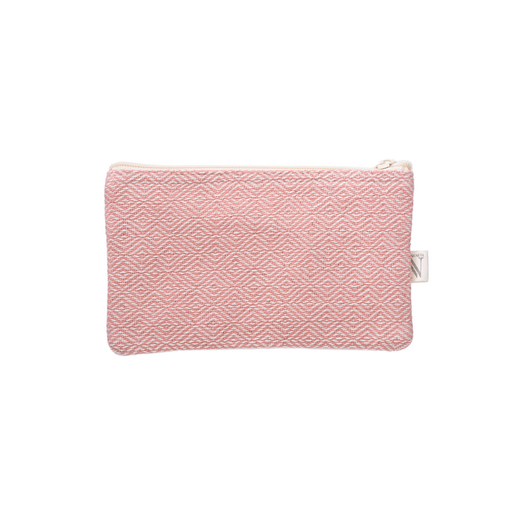 pencil case facet - m - dusty pink