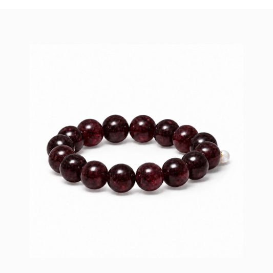 soï - chunky armband - granaat