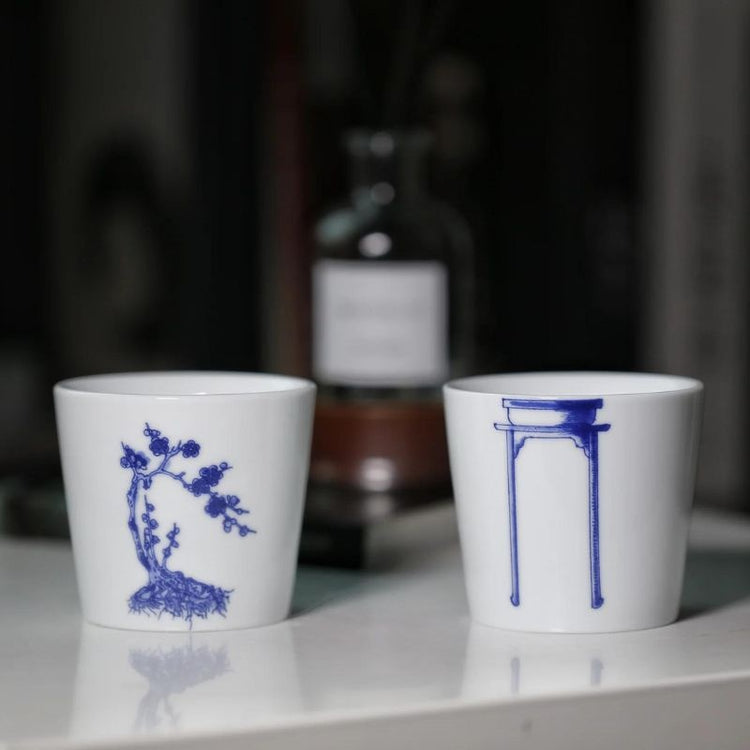bonsai cups - plum blossom