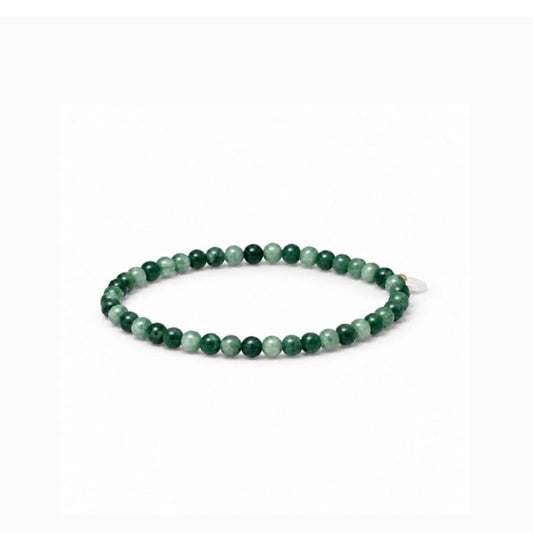 soï - petite armband - mosgroen agaat