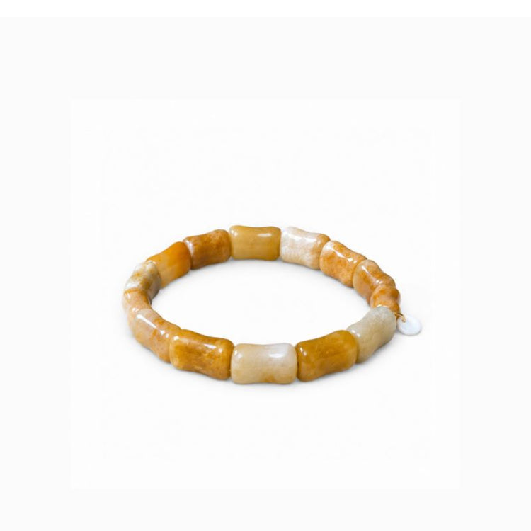 soï - alva armband - oranje aventurijn
