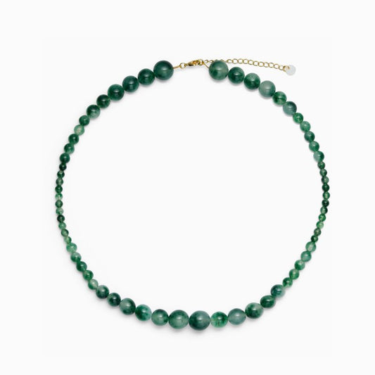 soï - vera ketting - mosgroen agaat