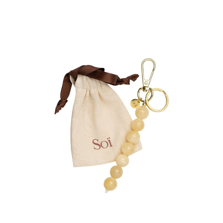 soï - cali sleutelhanger - gele jade