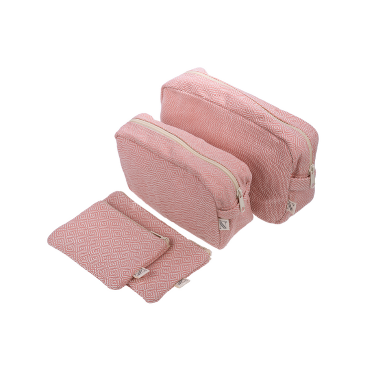 pencil case facet - s - dusty pink