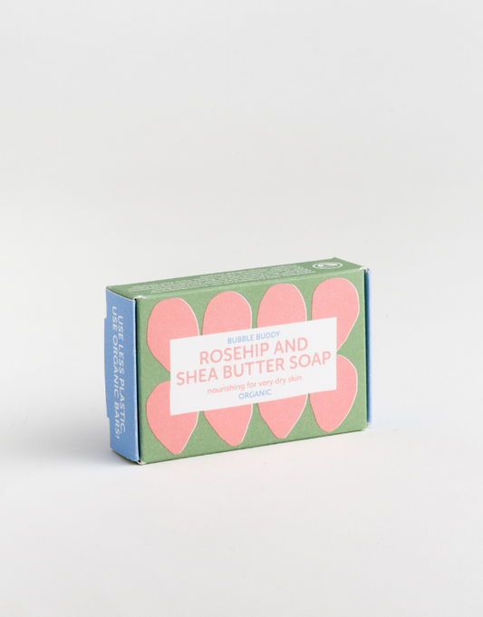 organic soap - rosehip an shea butter bar