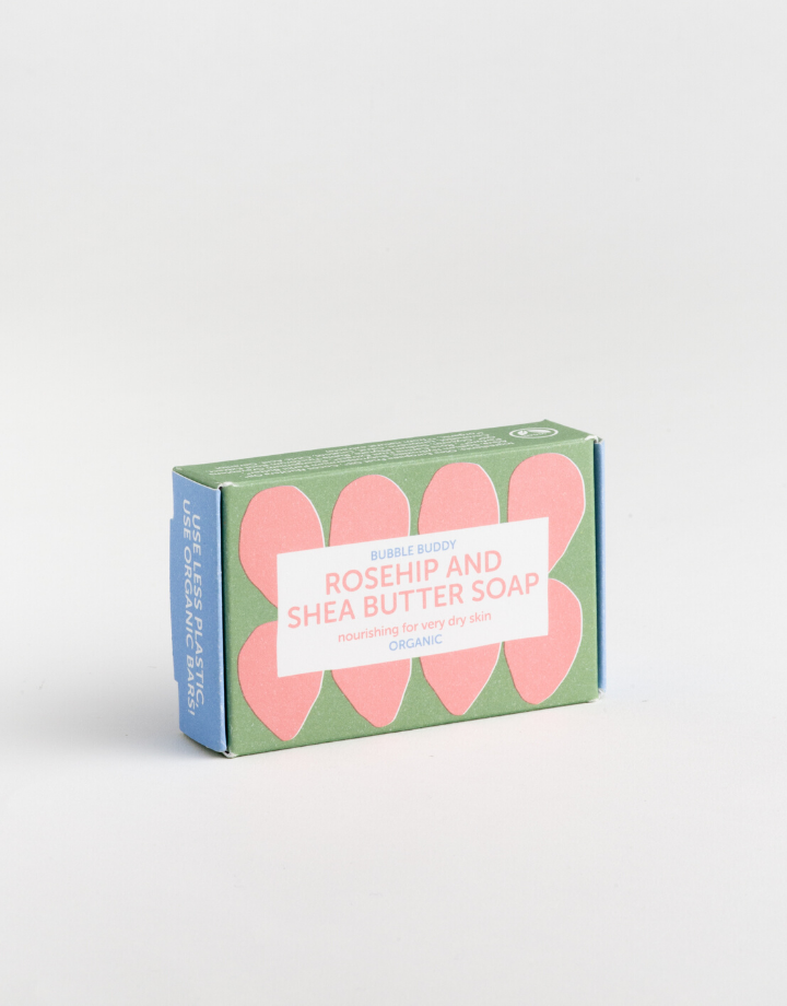 organic soap - rosehip an shea butter bar