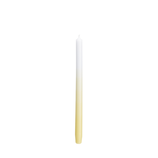 mo man tai - gradient candle - canary yellow