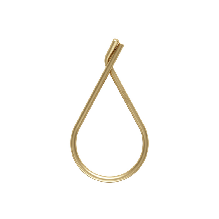moebe key ring - brass
