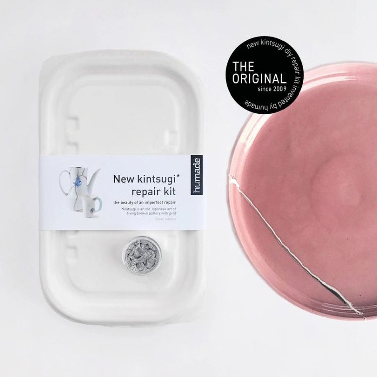 humade - new kintsugi  aardewerk repair kit - zilver
