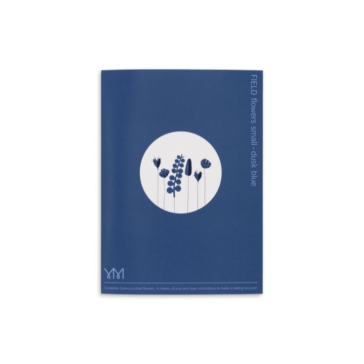 jurianne matter - field flowers - small - dusk blue