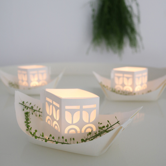 jurianne matter - float - lichtbootjes - 3 stuks