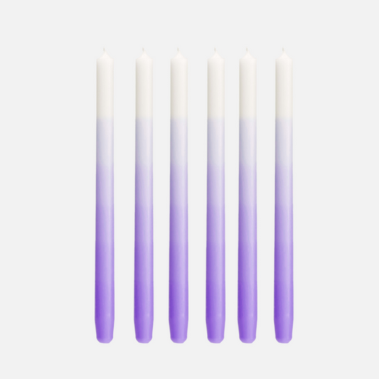 mo man tai - gradient candle - lovely lilac