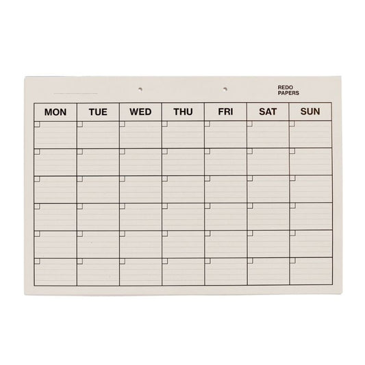 redopapers - maandplanner