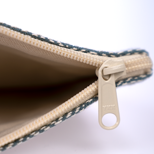 pouch herringbone - s - celadon