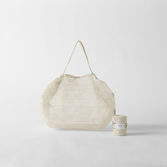 shupatto - opvouwbare tas - mesh compact - zand